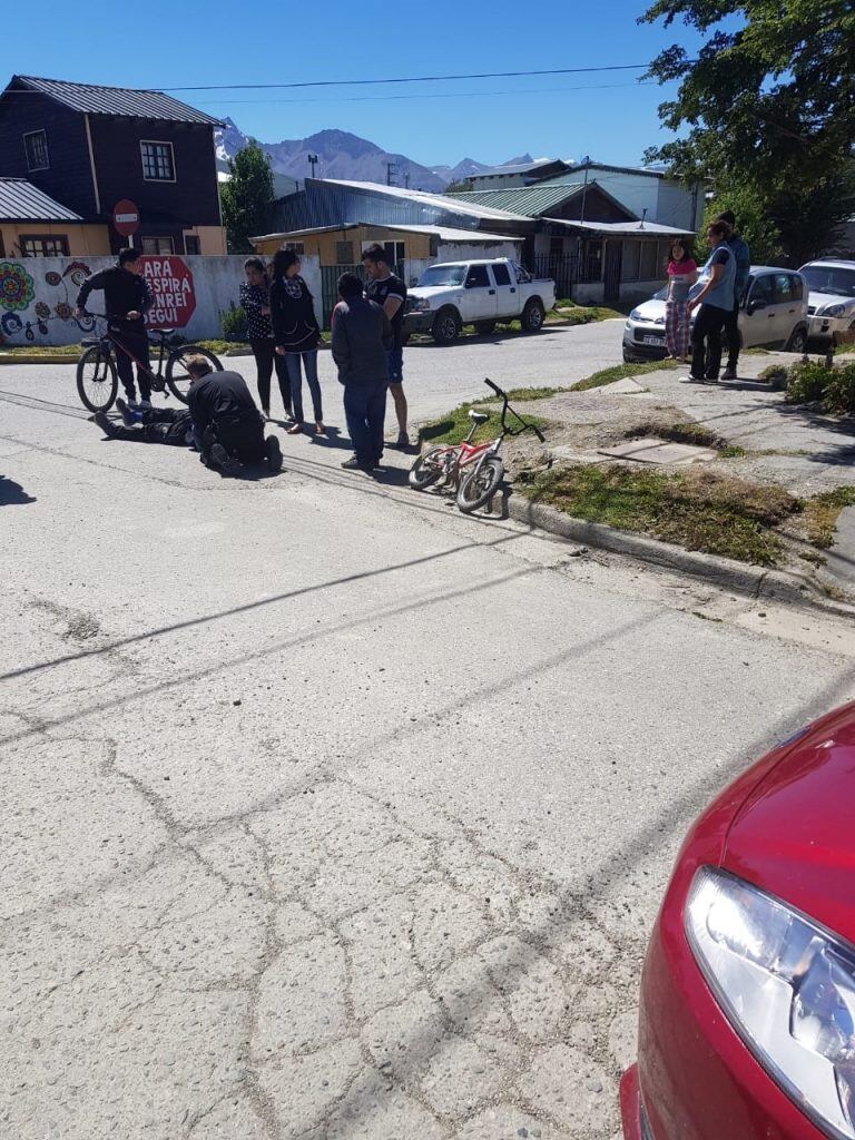 Los protagonistas fueron trasladados al hospital.