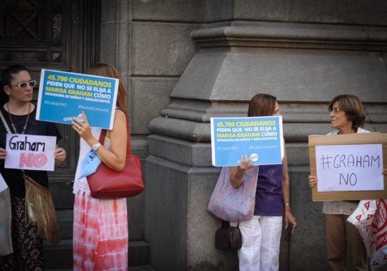 El Senado aprobó la designación de Marisa Graham como Defensora de Niños, Niñas y Adolescentes. (Foto: Federico López Claro)