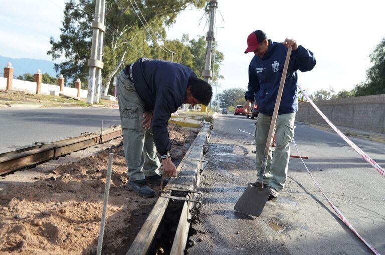 obra vial de la Av. Luis de la Fuente