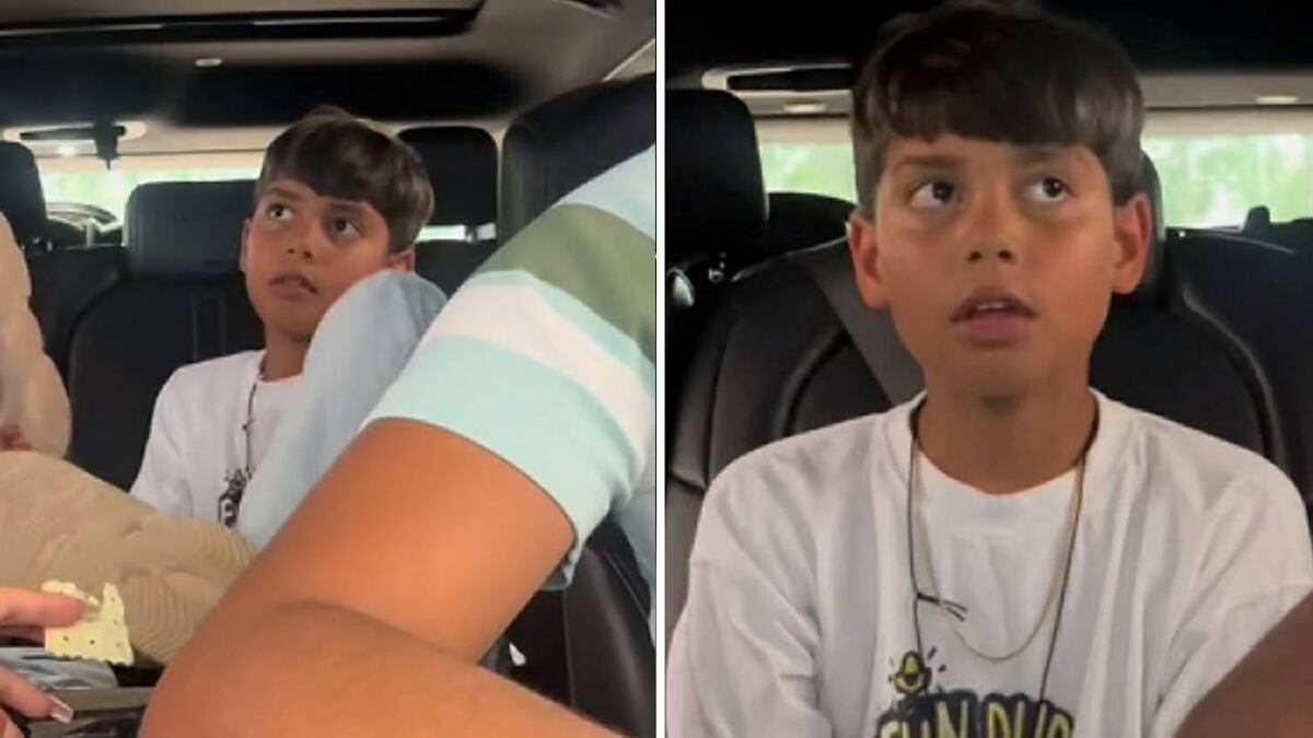 Fingió una pelea con su esposa frente a su hijo y la reacción del nene enloqueció a Tiktok