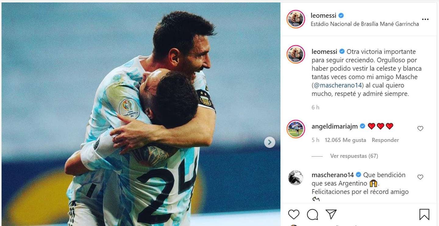 El posteo del 10 (Foto: Instagram)