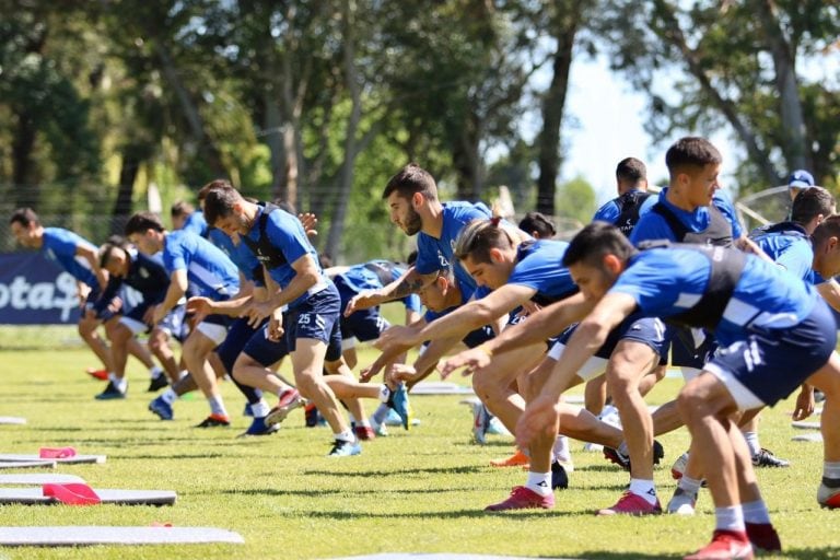 El Lobo completó una nueva jornada de entrenamiento, de cara al enfrentamiento ante Aldosivi (web).