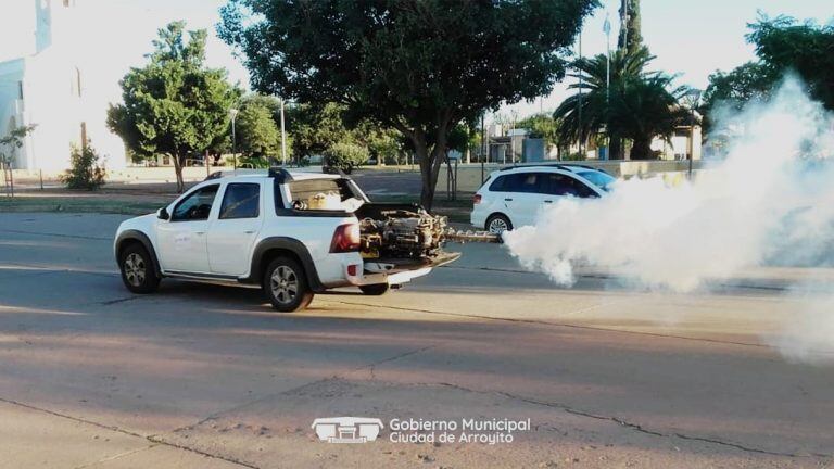 Fumigacion y desmalezado en Arroyito