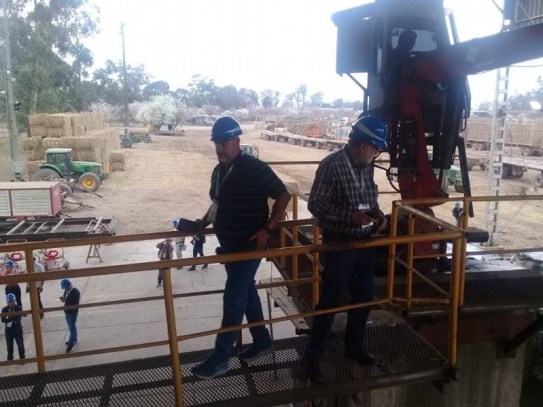 Los técnicos internacionales pudieron recorrer las instalaciones de la planta azucarera.