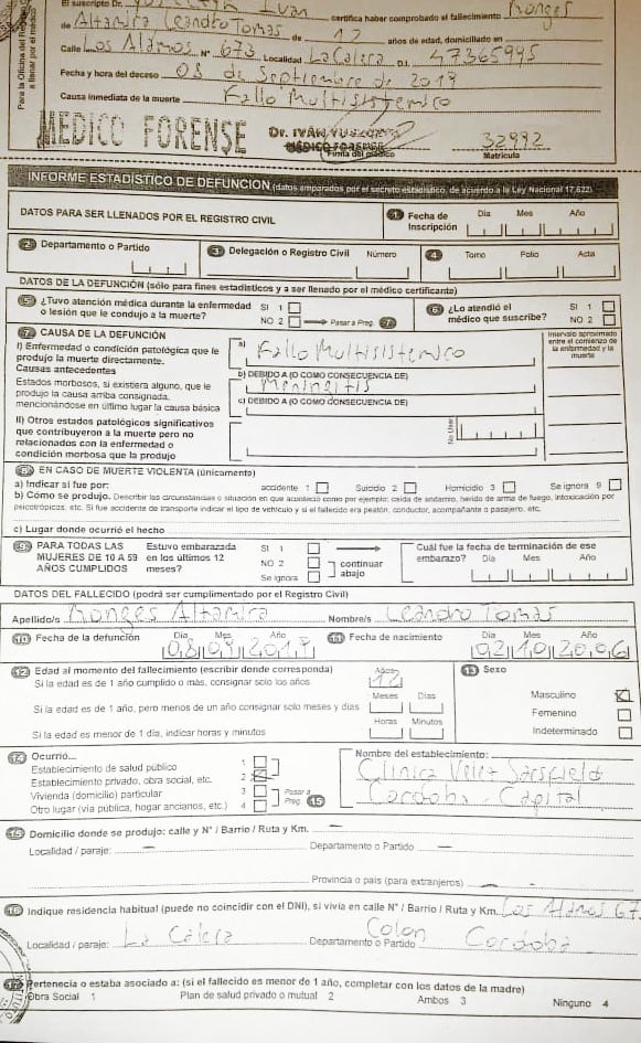 Informe forense