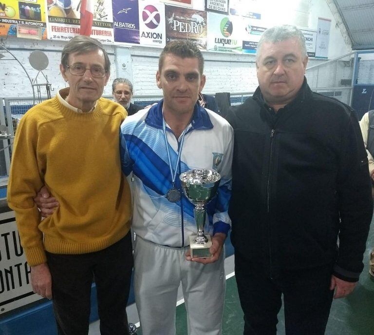 Germán Alvarez de Morteros, destacado con el premio a la mejor “Conducta Deportiva”.