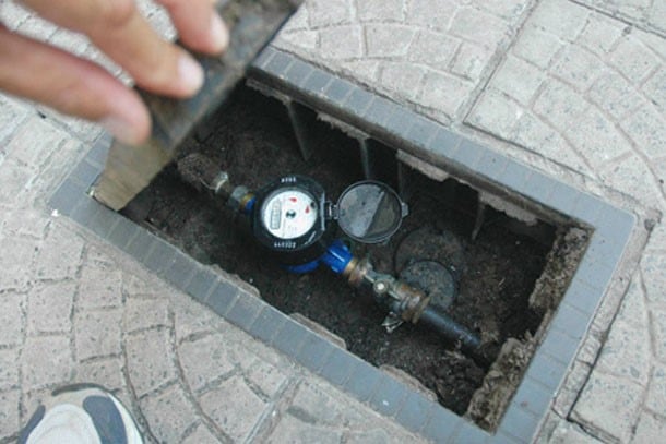 Medidores de agua en Rosario. (Uno Santa Fe)