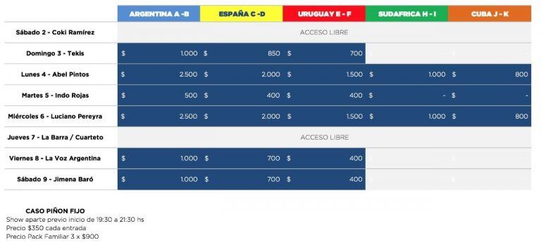 Entradas Encuentro Anual de Colectividades Alta Gracia 2019