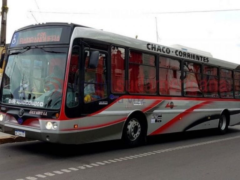 Se interrumpió el servicio del colectivo Chaco Corrientes