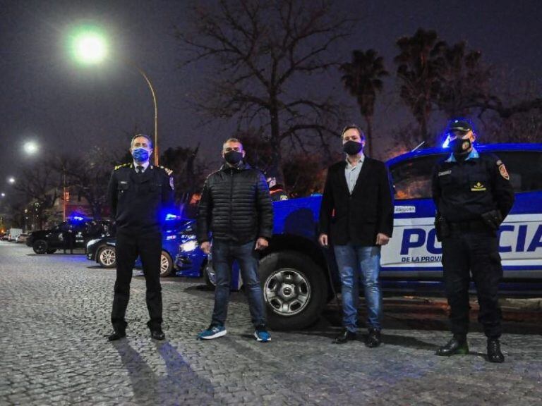 Controles de la Policía - Foto: La Voz de San Justo