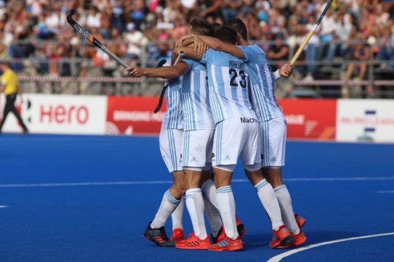 Espectacular triunfo de Argentina en el CeNARD! Los Leones vencieron por 4-3 a Holanda por la tercera fecha de la Pro League (Agencia de Deporte Nacional)