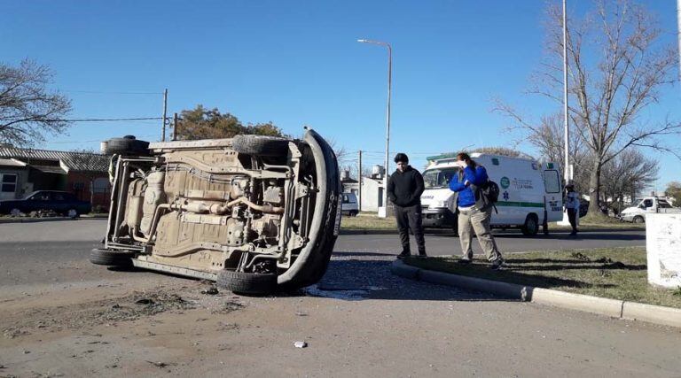 El siniestro ocurrió alrededor de las 9 de la mañana (Vía Santa Rosa)