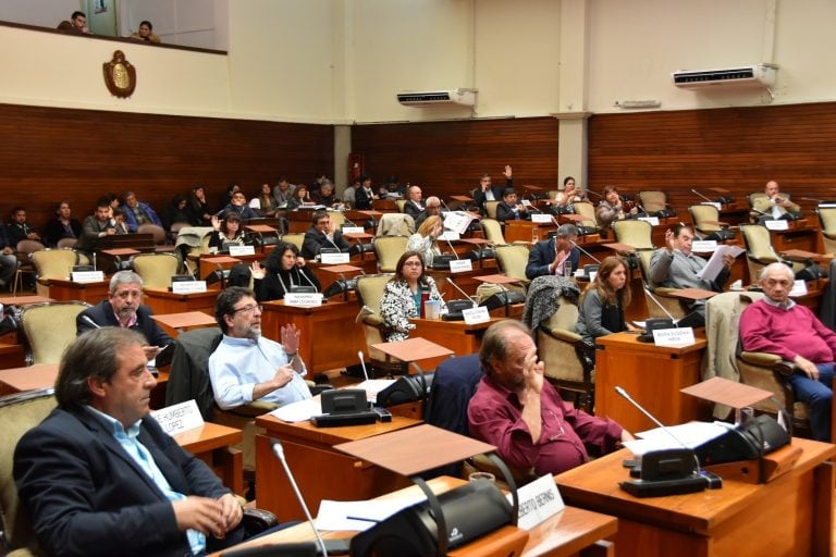 La sesión fue presidida por el vicegobernador Carlos Haquim y en su transcurso se dio luz verde a la creación del Sistema Provincial de Áreas Naturales Protegidas.