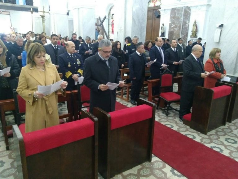 El tradicional Tedeum fue en la Parroquia Nuestra Señora de la Merced.