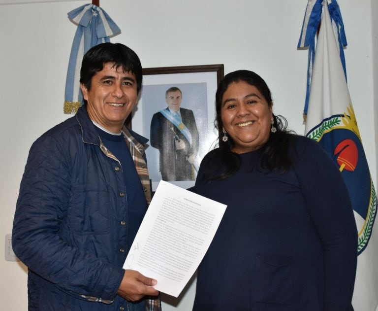 El intendente Farfán agradeció a la ministra Sarapura la continuidad del servicio que viene prestando la OPD en su localidad.