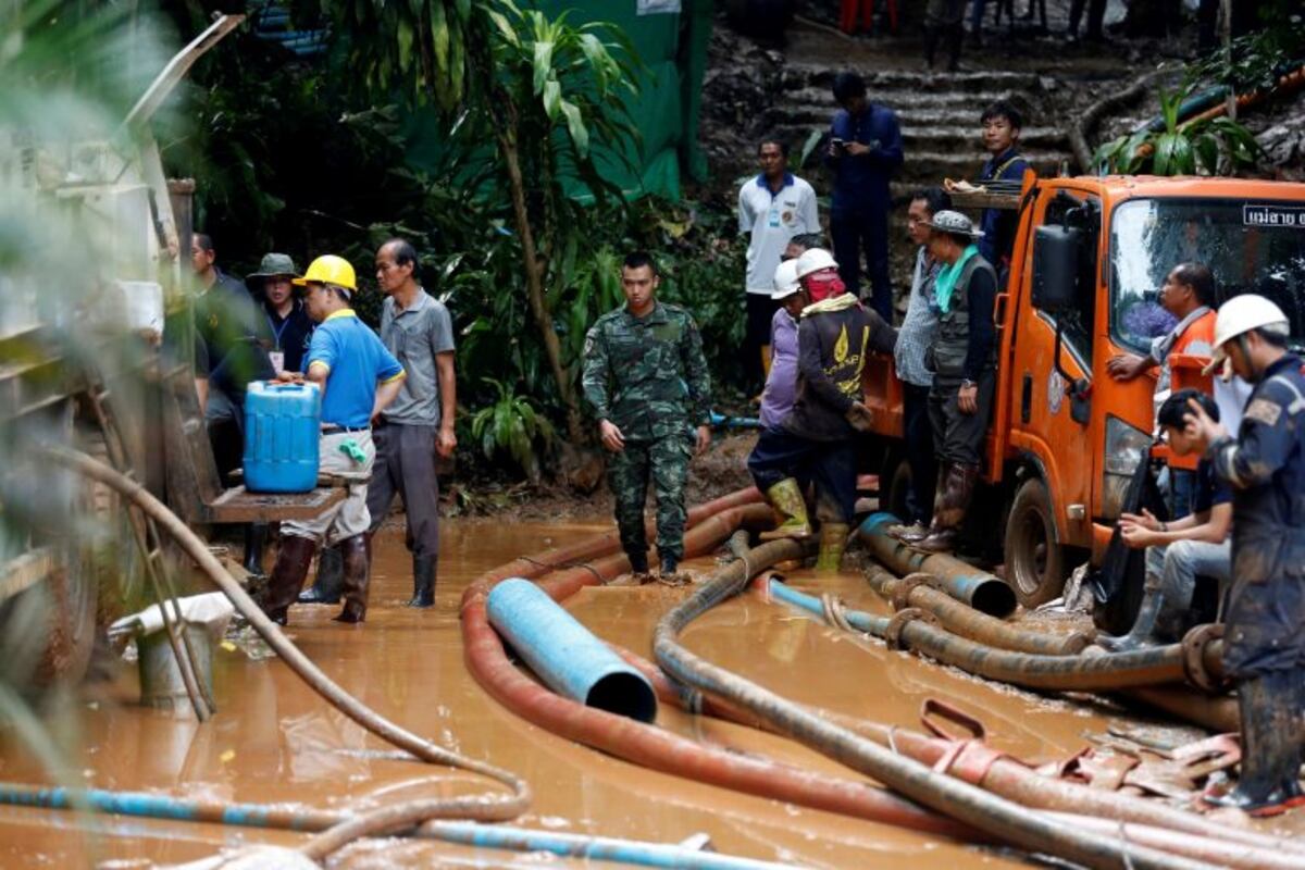 Tailandia: encontraron a los 12 niños que estaban atrapados en una cueva
