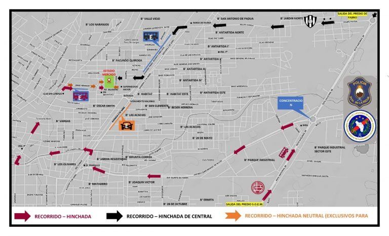 Operativo de Seguridad para la semifinal de la Copa Argentina