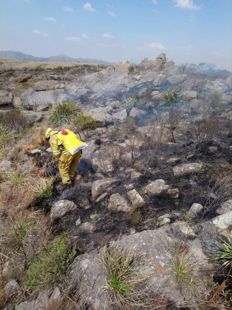 Incendio en Copina