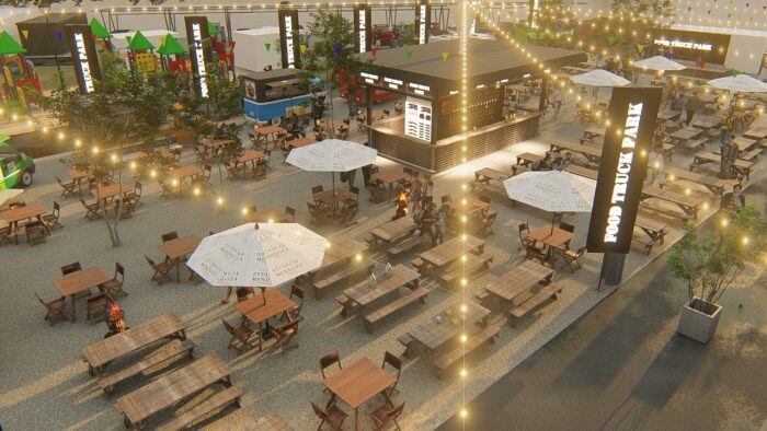 Se inaugura este viernes el Mendoza Food Park, primer shopping gastronómico a cielo abierto del país.