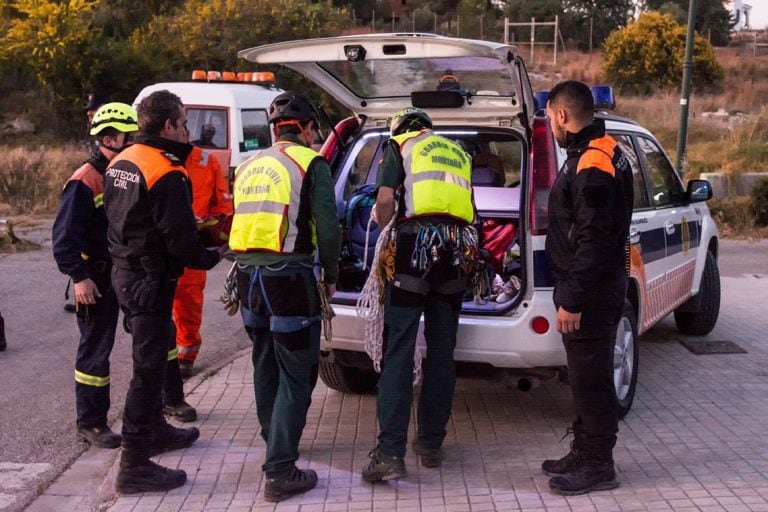 Operativo de búsqueda de los dos niños fallecidos en Godella