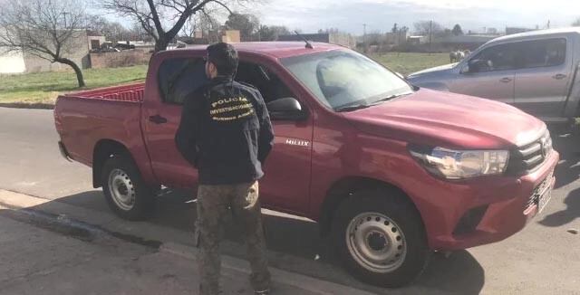 Camioneta de los gitanos detenidos por estafa