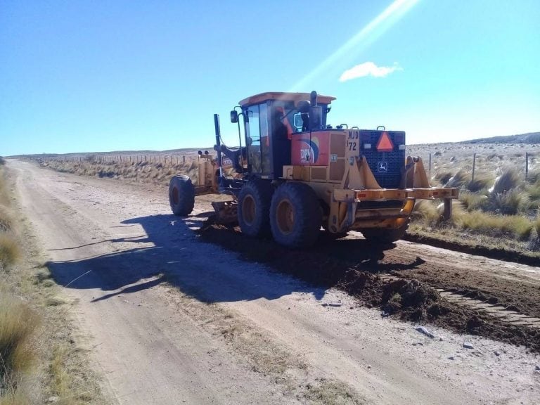 Ya iniciaron los trabajos en ruta 41, que conecta Los Membrillos y Cerros Largos.