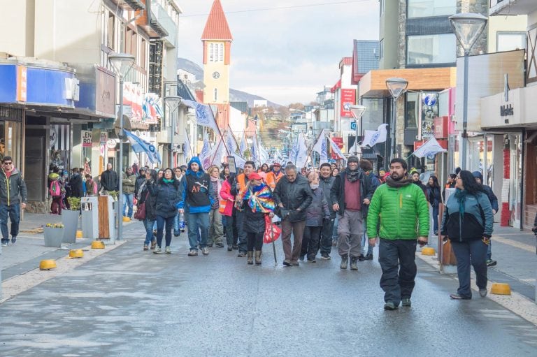 Paro Nacional en Ushuaia - 30 de Abril del 2019