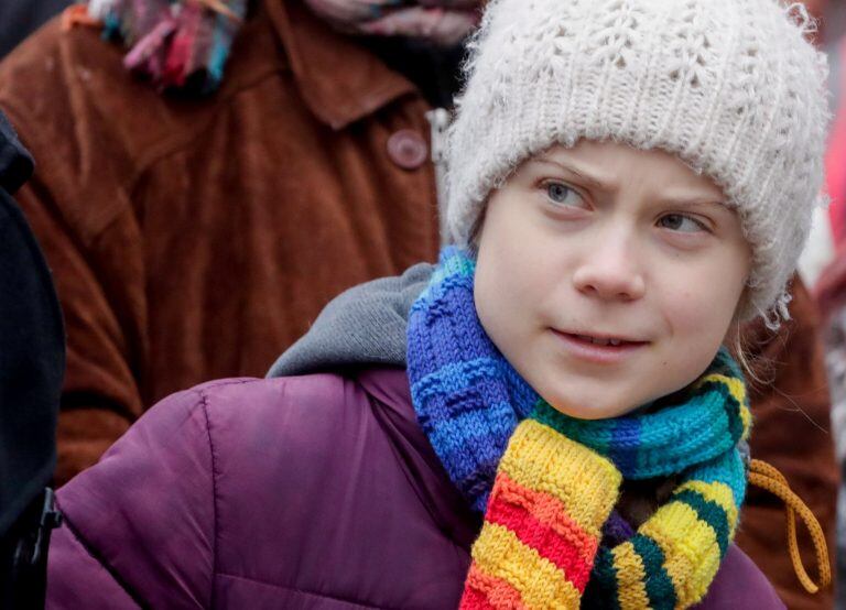 "No me he hecho la prueba del Covid-19, pero es muy probable que lo tenga, dados los síntomas y circunstancias", advirtió Greta (Foto: EFE/EPA/STEPHANIE LECOCQ)