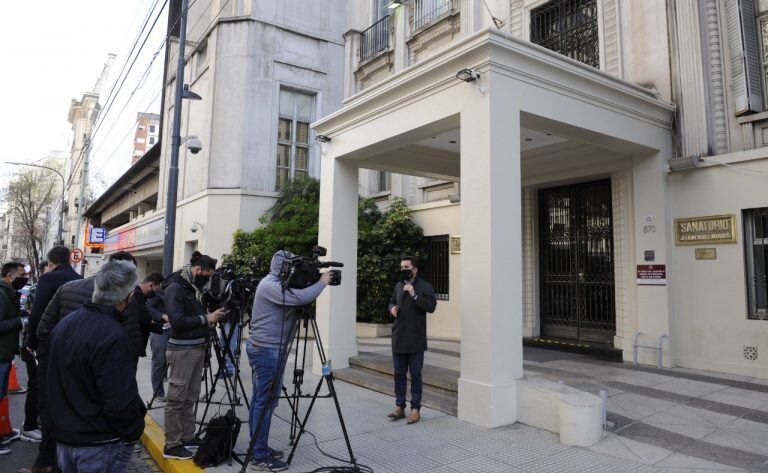 Mauricio Macri se realizó estudios médicos programados en el Sanatorio Otamendi. (Foto Clarín)