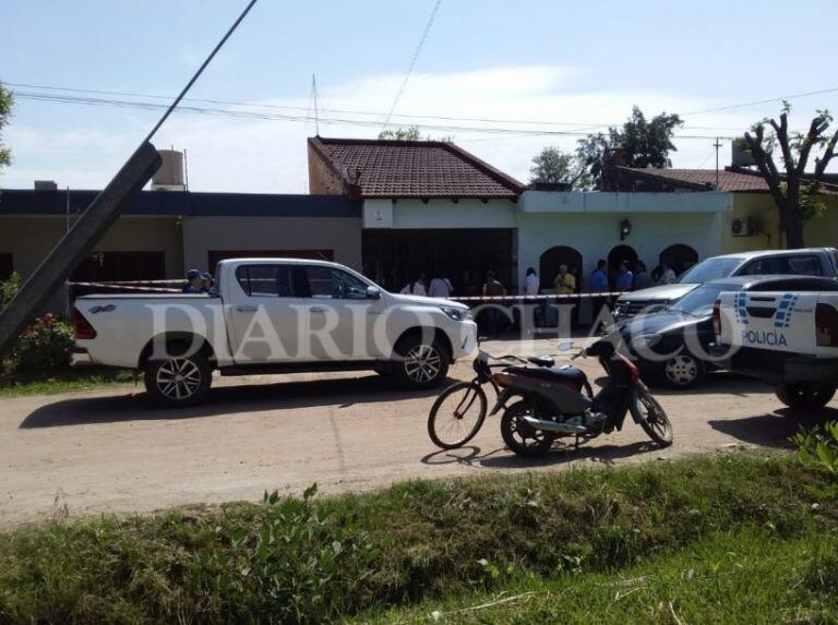 Encontraron el cadáver de una anciana en el interior de su vivienda. Se cree que fue un homicidio. (Foto: Diario Chaco)