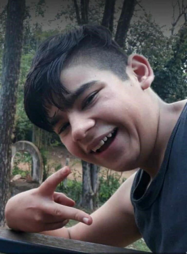 David el adolescente de 14 años enfermo de dengue fallecido en Eldorado. (CIMECO)