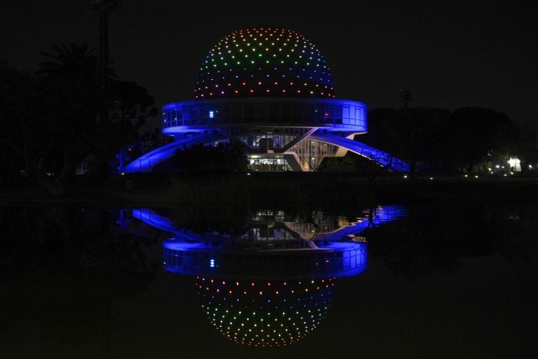 El planetario en la zona de los bosques de Palermo. (Juan Mambromatta / AFP)