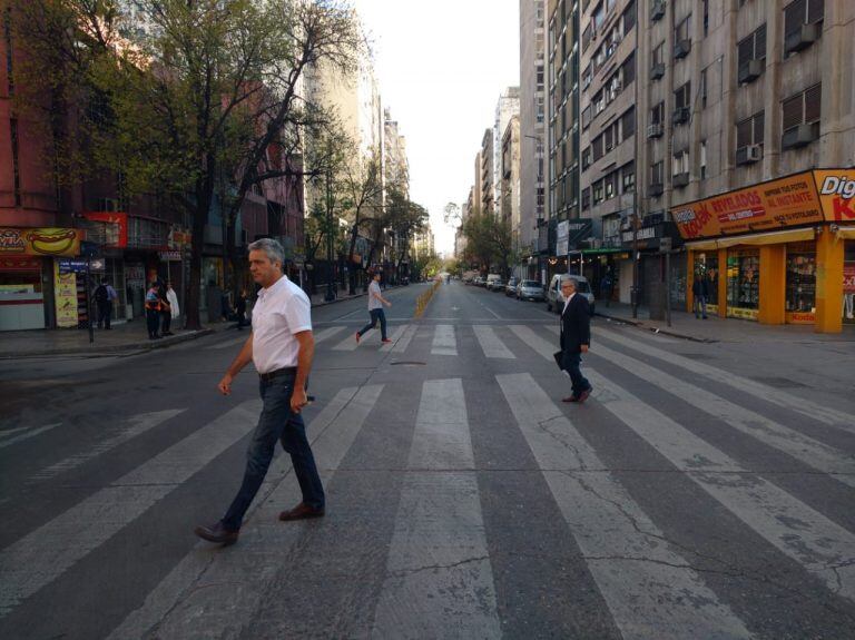 El paro general se siente en Córdoba con poca actividad en el centro de la ciudad