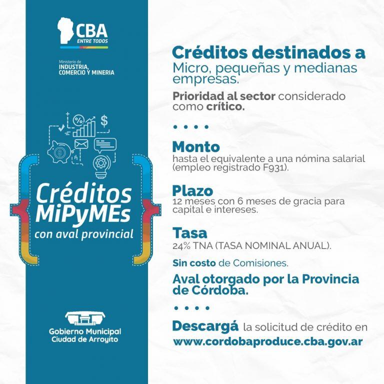 Creditos de la Provincia de Cordoba