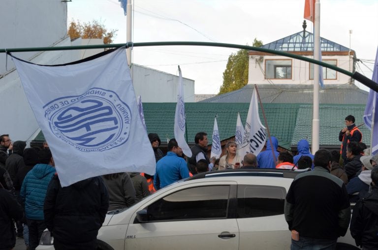 Protesta de ATE en Municipio