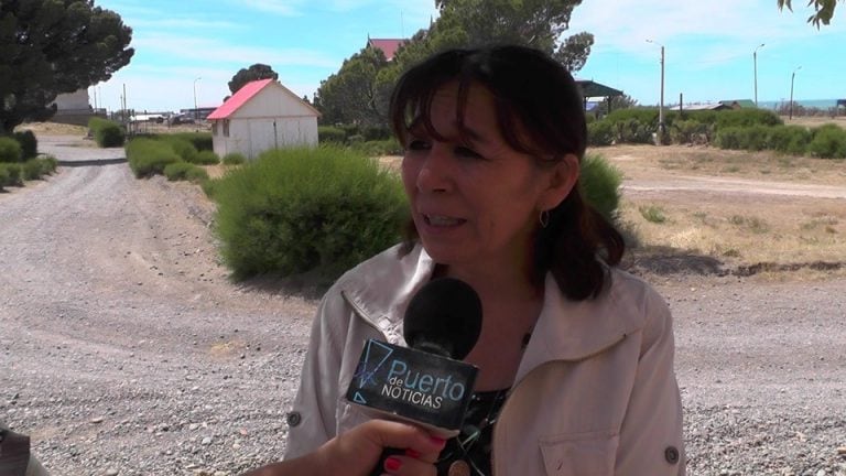 Puerto Deseado Rosa Aravales directora general de museos y patrimonio