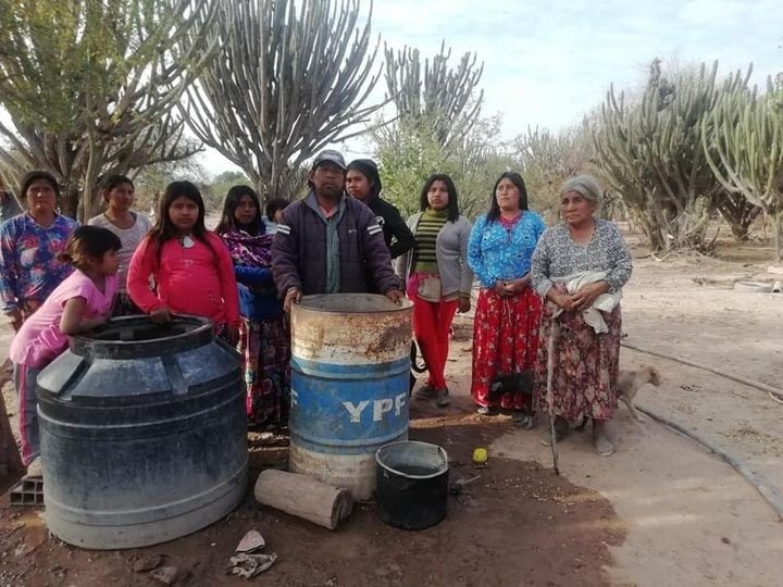 Hay 15 familias wichis sin agua porque se les rompió el grupo electrógeno. (El Tribuno)