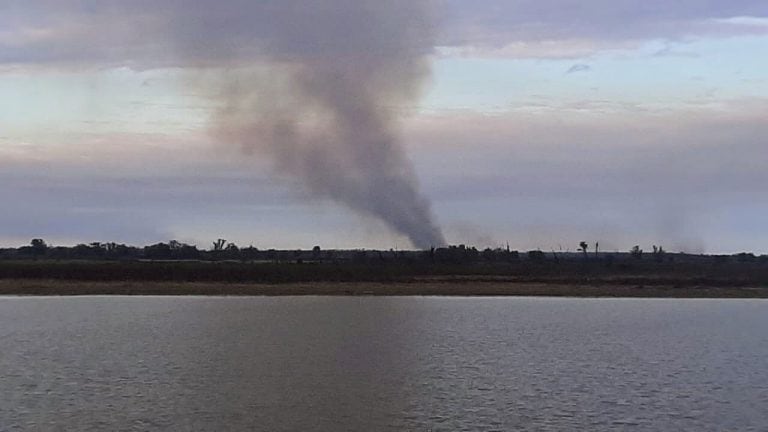 Volvieron los incendios en las islas y envían más brigadistas