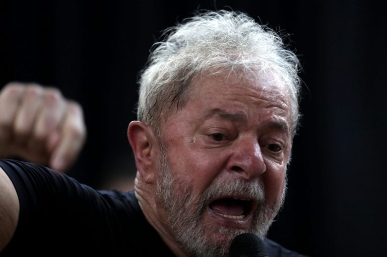 Lula da Silva antes de su detención. (EFE).