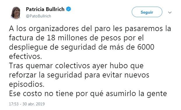 (Twitter: @PatoBullrich)