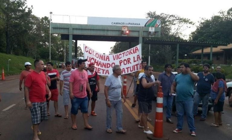 Protestas en Colonia Victoria por el excesivo precio del peaje