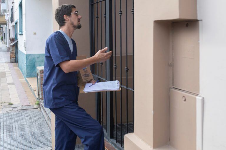 Agentes de prevención recorren la ciudad.