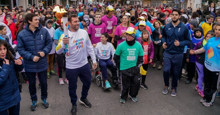 Tour de la Antorcha en el relevo de Paraná (Fotos Guido Martini/Buenos Aires 2018)