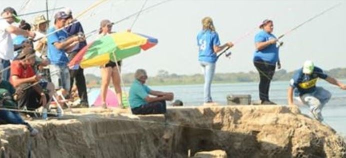 El sábado hubo pesca desde la costa en la Isla del Cerrito.