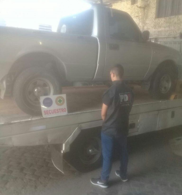 Camioneta recuperada