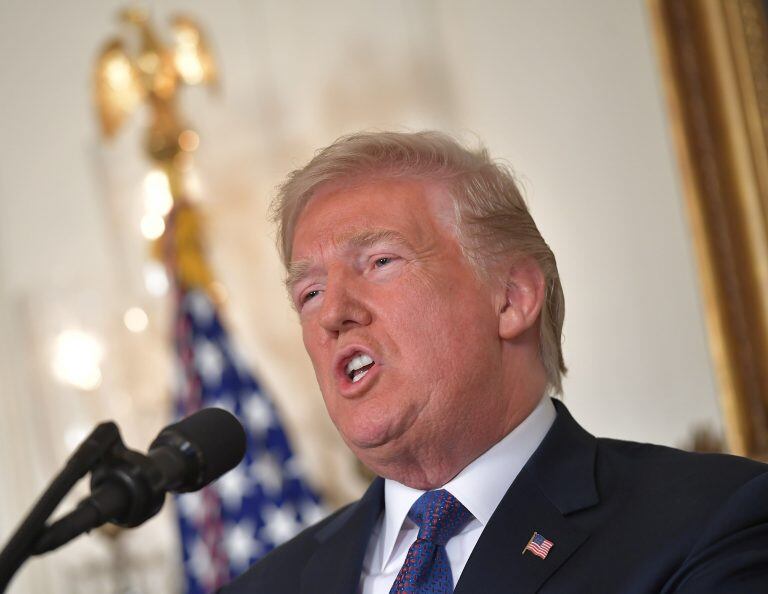 Donald Trump en la Casa Blanca. (Foto: AFP PHOTO / Mandel NGAN)