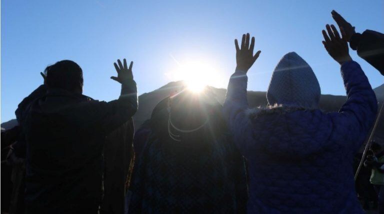 Inti Raymi, solsticio de invierno, en Jujuy.