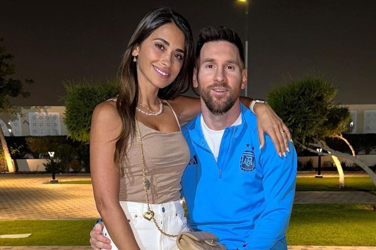 “¿Qué mirás, bobo?”, dijo Antonela Roccuzzo e imitó a Lionel Messi en Qatar