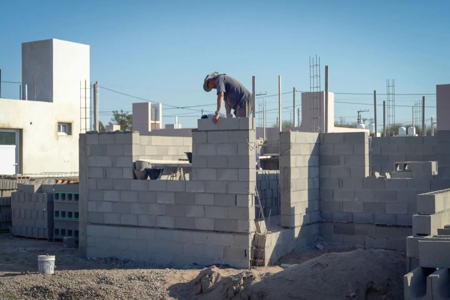 Viviendas en construcción Plan Casa y Casa Social Arroyito