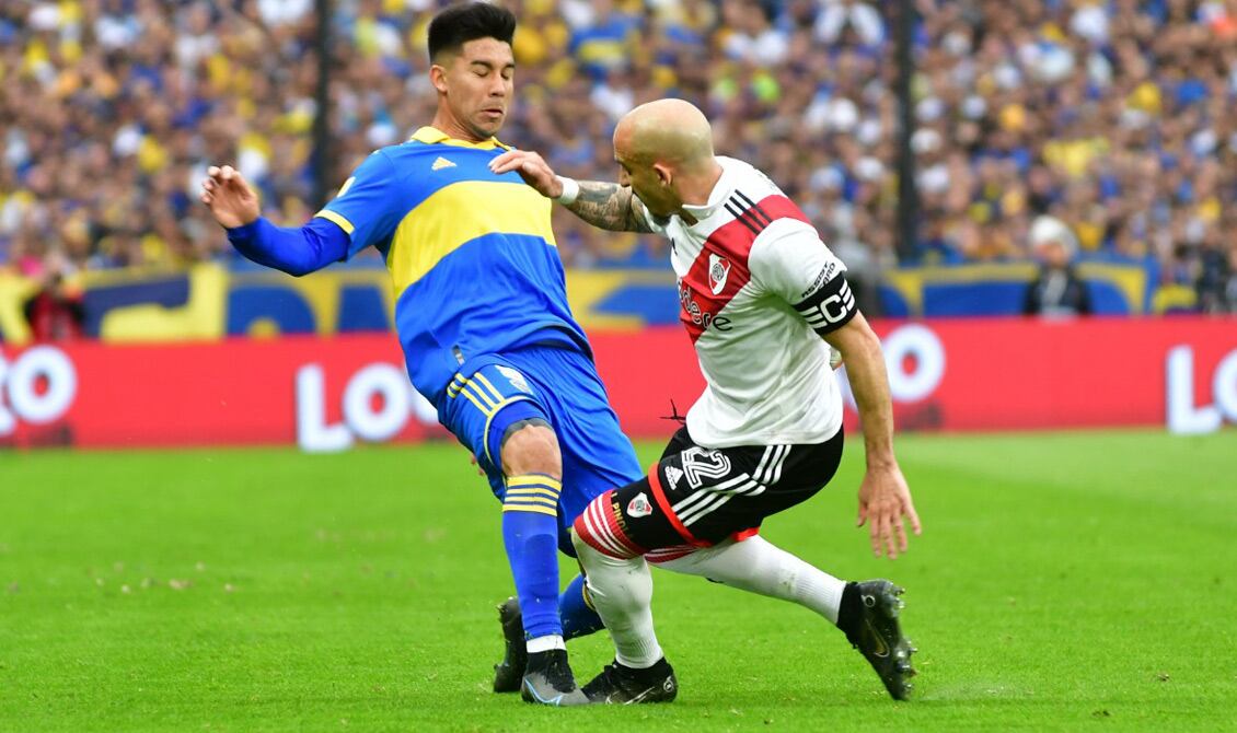 Boca y River aburrieron a todos durante la 
primera etapa (Foto: Federico López Claro / Clarín).